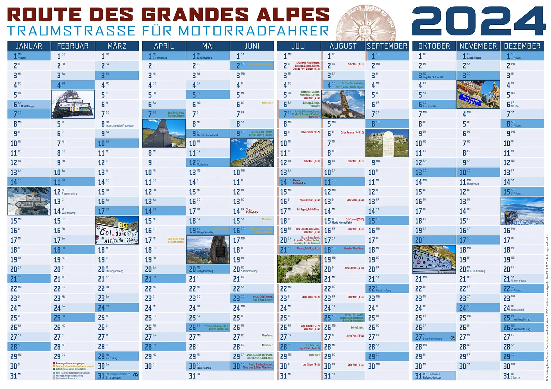Kalender 2024 RdGA
