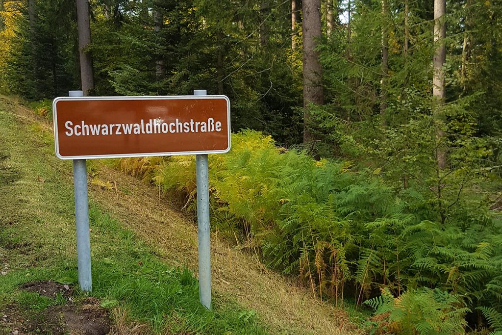 Schwarzwaldhochstraße Schild